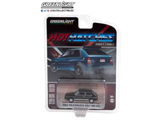 1/64 1983 Volkswagen Golf Mk I GTI *Hot Hatches Series 2*, black