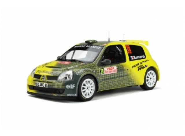 1/18 2004 Renault Clio 2 Super 1600 *Resin series*, grey/yellow