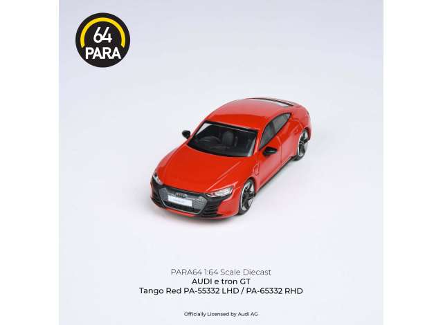 1/64 Audi E-Tron GT *Right Hand Drive*, tango red