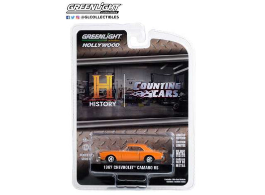 1/64 1967 Chevrolet Camaro RS (Counting Cars 2012-Current TV Series) *Hollywood Series 37*, orange