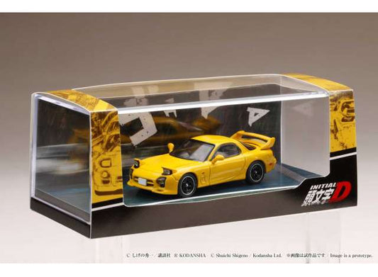 1/64 Mazda RX-7 (FC3S) Initial D Keisuke Takahashi *Diorama Set*, yellow