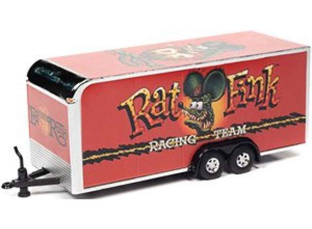 1/64 Enclosed Trailer *Rat Fink*, red