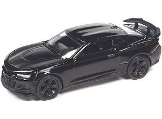 1/64 2019 NICKEY Chevrolet Camaro ZL1 1LE, gloss black with flat black side stipes & NICKEY Logo