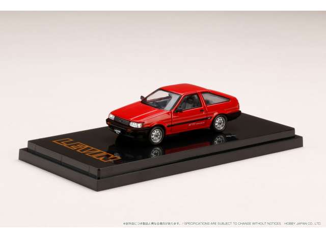 1/64 Toyota Corolla Levin AE86 3 Door GTV, red