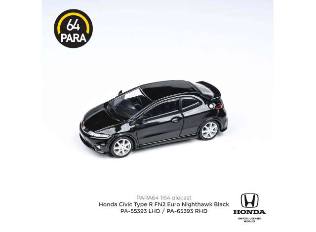 1/64 Honda Civic FN2 Type R *Right Hand Drive*, nighthawk black