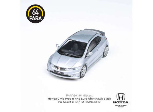 1/64 Honda Civic FN2 Type R *Right Hand Drive*, alabaster silver metallic