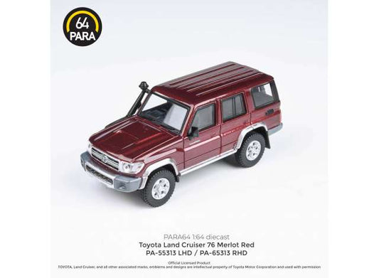 1/64 Toyota Land Cruiser 76 *Left Hand Drive*, merlot red