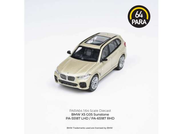 1/64 BMW X5 *Left Hand Drive*, sunstone