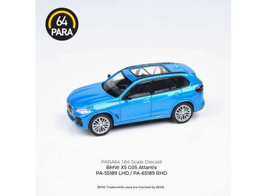 1/64 BMW X5 *Right Hand Drive*, atlantis blue