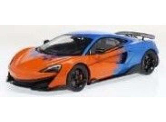 1/18 2020 McLaren 600LT F1 Team Tribute Livery, blue/orange