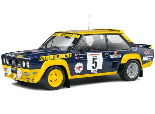 1/18 1977 #5 Fiat 131 Abarth Tour de Corse, black/yellow