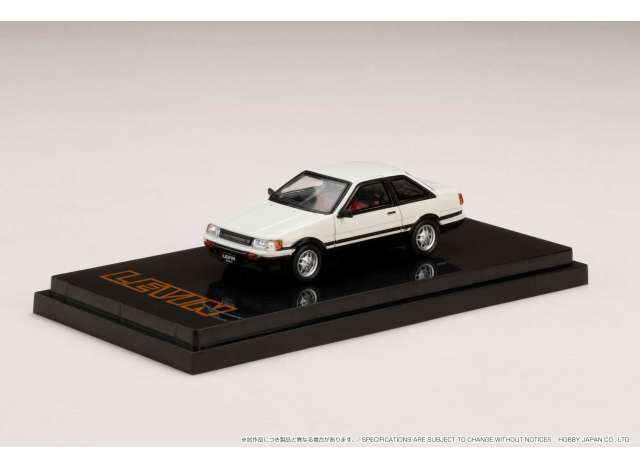 1/64 Toyota Corolla Levin GT APEX 2door AE86, white/black