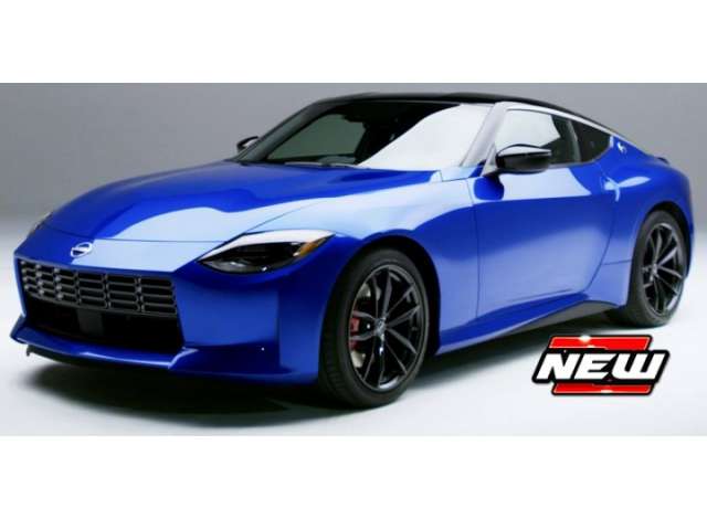 400z Blue Color Rear Preorder - Q2 2023 - 1/24 2023 Nissan 400Z, blue/black – Diecast Panda