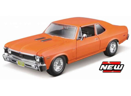 Preorder - Q2 2023  - 1/24 1970 Chevrolet Nova SS kit, orange