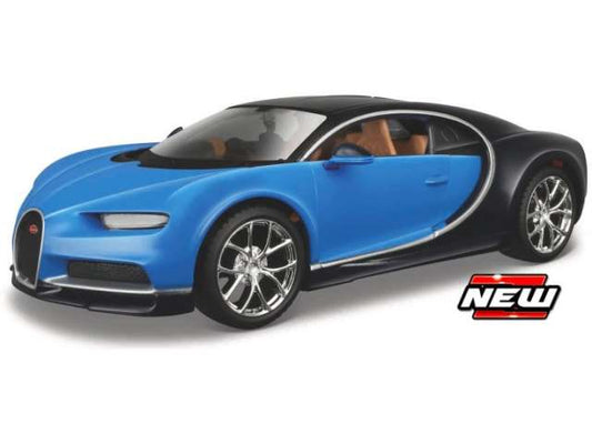 Preorder - Q2 2023  - 1/24 Bugatti Chiron Kit, blue/black