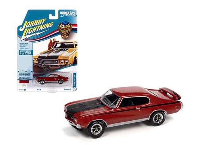 1/64 1971 Buick GSX, fire red with black & red side