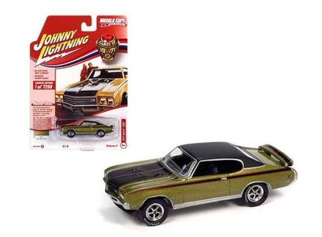 1/64 1971 Buick GSX, lime mist poly with black & red side