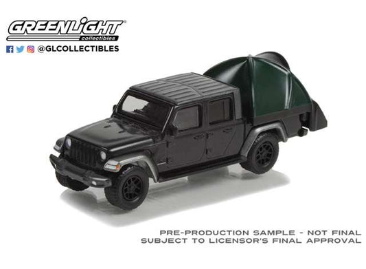 1/64 2021 Jeep Gladiator High Altitude with Modern Truck Bed Tent *The Great Outdoors Series 2*, grey