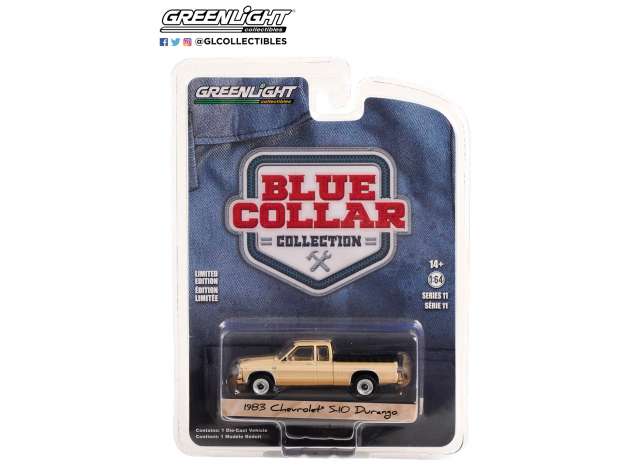 1/64 1983 Chevrolet S-10 Durango with Bed Cover *Blue Collar Collection Series 11*, beige