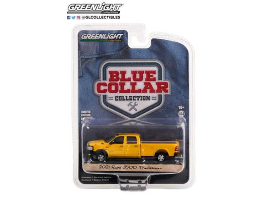 1/64 2021 Ram 3500 Tradesman School Bus *Blue Collar Collection Series 11*, yellow