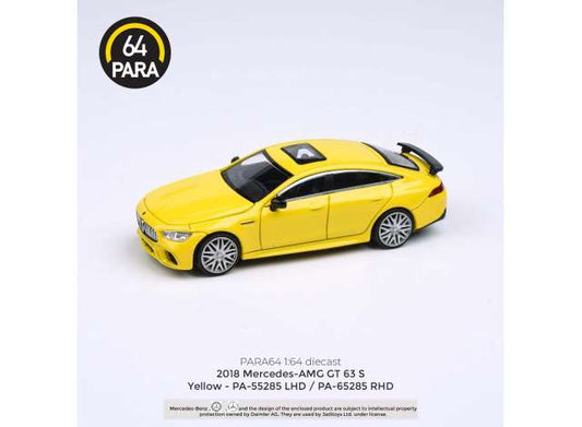 1/64 2019 Mercedes Benz AMG GT63 S *Left Hand Drive*, yellow