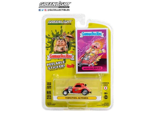 1/64 Topo Fuel Altered Rocketing Rocky *Garbage Pail Kids Series 4*, orange-red