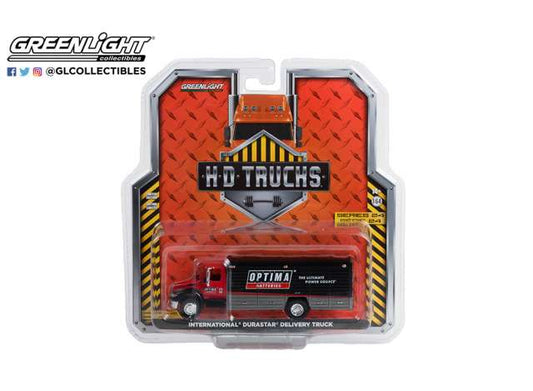 1/64 International Durastar 4400 Delivery Truck OPTIMA Batteries *H.D. Truck series 24*, black/red