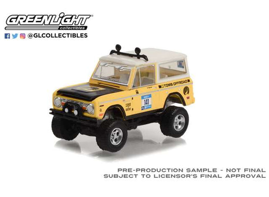 1/64 1969 Ford Bronco #141 Rebelle Rally Toms Offroad, Roaming Wolves,