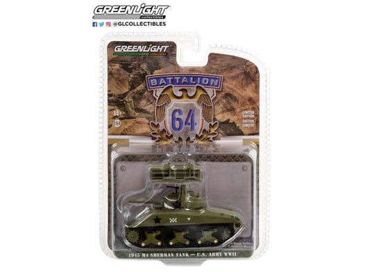 1/64 1945 M4 Sherman Tank U.S. Army World War II 40th Tank Battalion 14th Armored Division with T34 Calliope Rocket Launcher