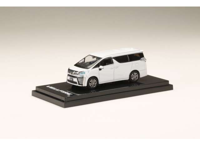 1/64 Toyota VellFire (H30W) Z G Edition 2.5L, white pearl crystal shine