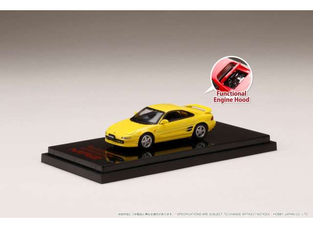 1/64 Toyota MR2 (SW20) GT-S Customized Version, super bright yellow