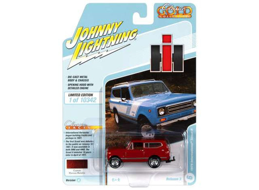 1/64 1979 International Scout II, dark red metallic