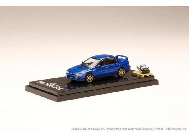 1/64 1992 Subaru Impreza WRX (GC8) Costumized Version, sport blue