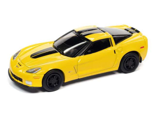 1/64 2012 Chevrolet Corvette Z06, Velocity Yellow w/ Black Stripes