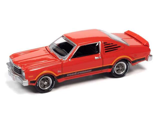 1/64 1976 Plymouth Road Runner, Splitfire Orange, Black/Orange Side Stripes, Road Runner Side Script