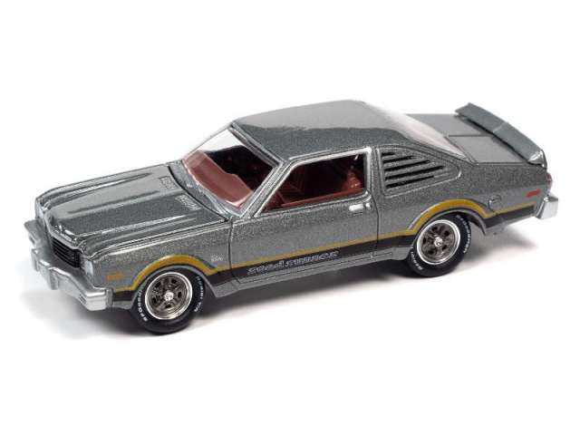 1/64 1976 Plymouth Silver Cloud Poly, Splitfire Orange, Black/Orange Side Stripes, Road Runner Side Script