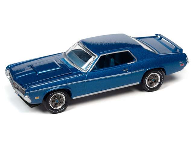 1/64 1969 Mercury Cougar Eliminator, Bright Blue Metallic