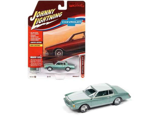 1/64 1979 Chevrolet Monte Carlo, Medium Green Firemist Poly Body with Light Green Upper Color (2-Tone)