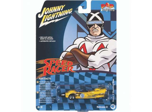 1/64 Speed Racer Shooting Star, Yellow & Race worn