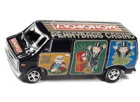 1/64 Monopoly 1976 Dodge Van Casino Van