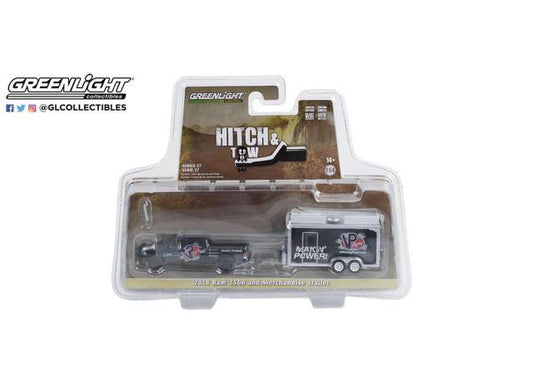 1/64 2018 Ram 2500 VP Racing Fuels *Makin Power!* and VP Racing Fuels Merchandise Trailer *Hitch & Tow Series 27*,