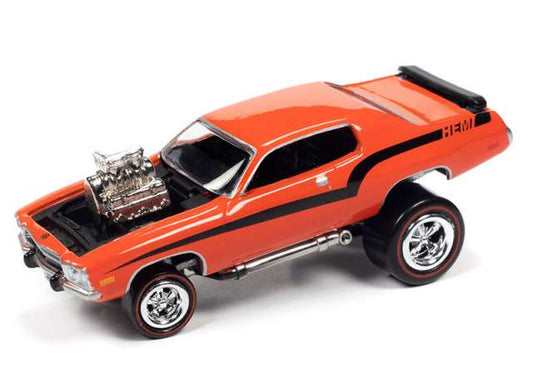 1/64 1973 Plymouth Road Runner (Zinger), Hemi Orange