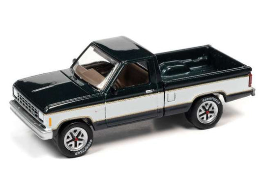 1/64 1983 Ford Ranger, Dark Spruce Metallic, White Two-ton