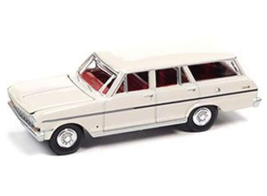 1963 Chevrolet II Nova Station Wagon, Ermine White