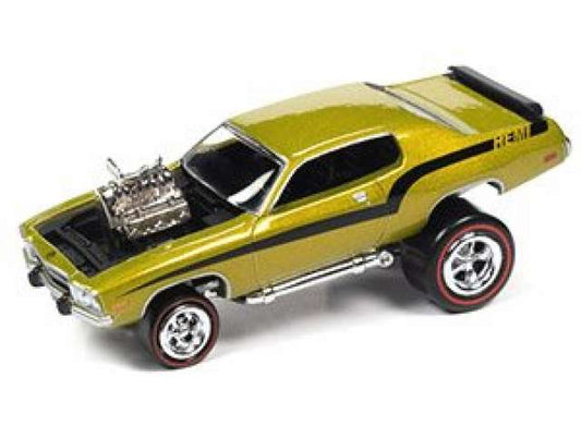 1/64 1973 Plymouth Road Runner (Zinger), Lime Gold Metallic