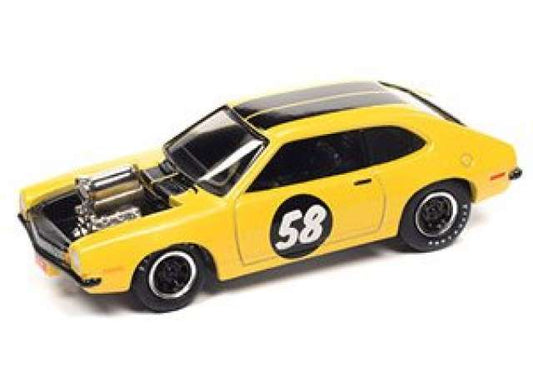 1/64 Ford Pinto (Spoilers), Fluorescent Orange with Black Accents, #58