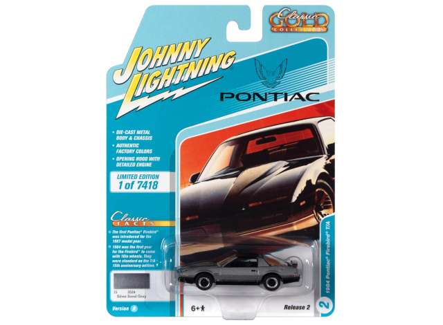 1/64 1984 Pontiac Firebird, silver sand grey