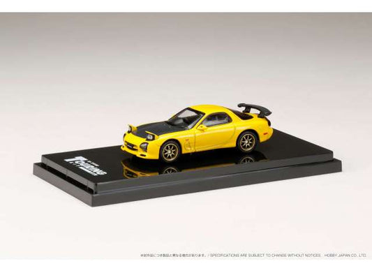 1/64 Efini RX-7 FD3S (A-Spec) GT Wing, sunbrust yellow