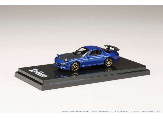 1/64 Efini RX-7 FD3S (A-Spec) GT Wing, innocent blue mica