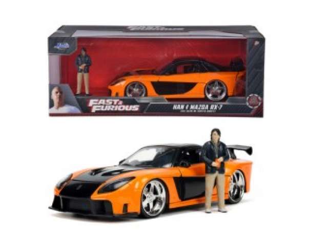 1/24 Han 1995 Mazda RX7 *Fast & Furious*, orange/black